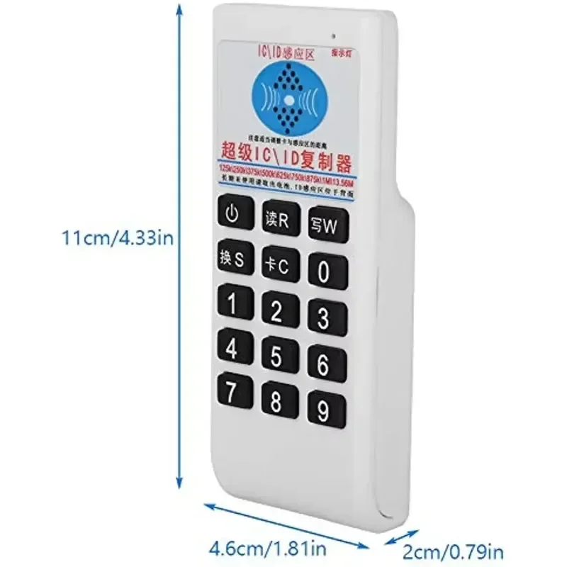 RFID 125khz ID 13.56mhz IC Copier Writer Duplicator Cloner NFC IC Card Reader for EM4305 T5577 CUID UID Changeable Tag Keyfobs view 4