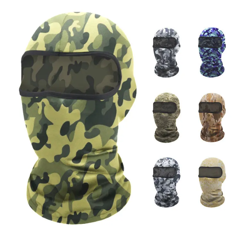 

Unisex Cooling Camo Balaclava Face Mask Neck Gaiter Windproof And Dustproof Cap For Outdoor Adventures Cycling And Motorcycling