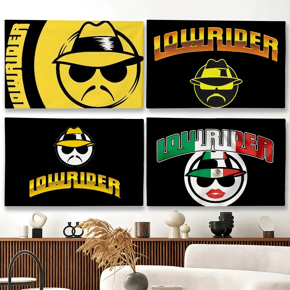 Floor L-Lowrider  flag Suitable For Party Club Outdoor Interior Wall Decoration Banner Fans Gift