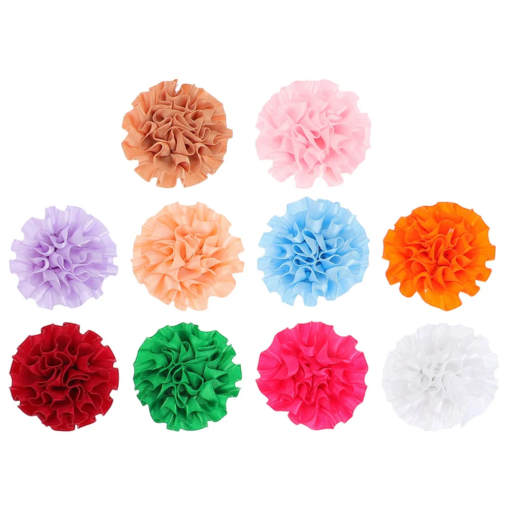 

10Pcs Pet Collar Flowers Multi-Color Cute Flower Charms Birthday Christmas Halloween Party Pet Accessory Dog Cat Collar Ornament
