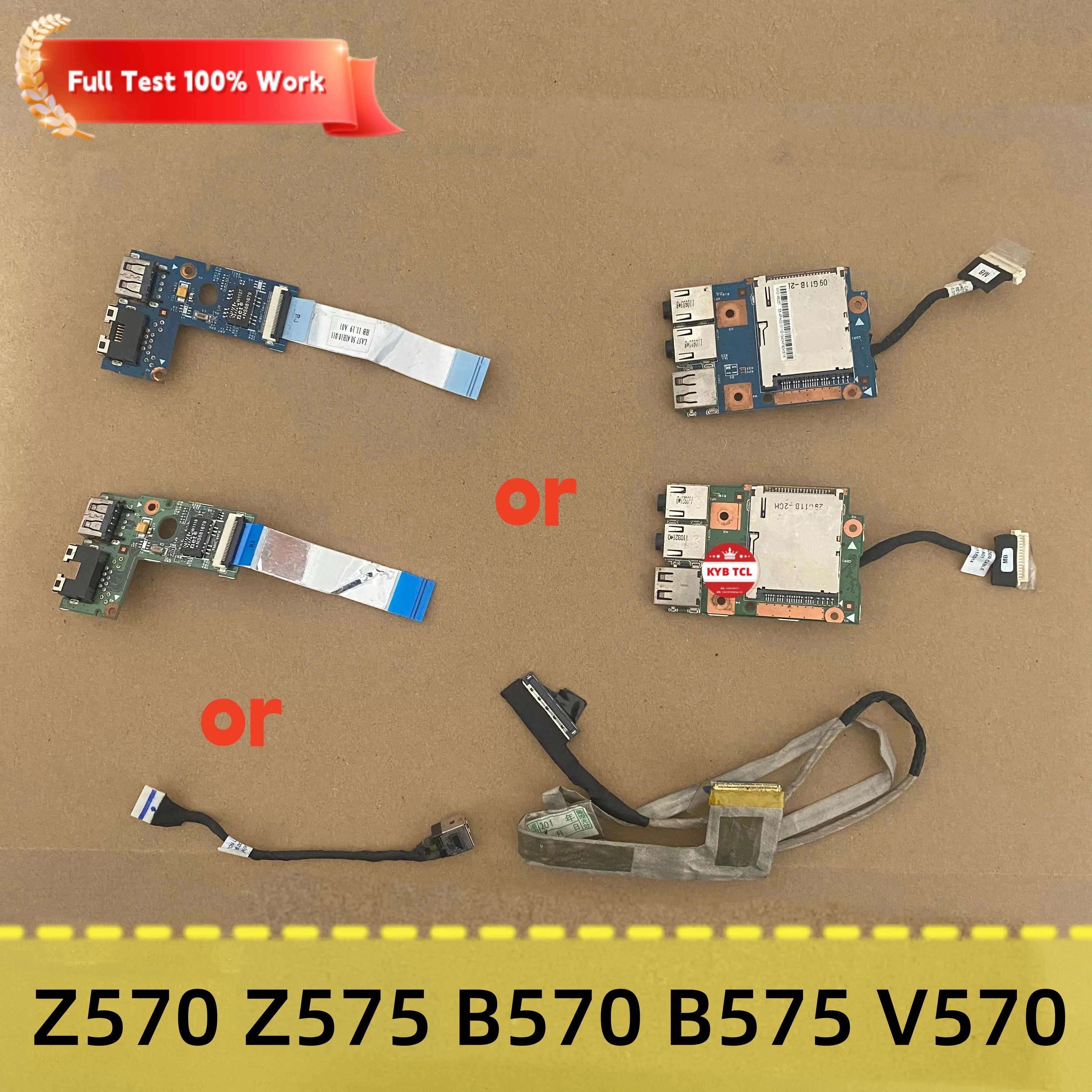 10785-1M 48.4PA04.011 48.4PA04.01M 50.4IH07.032 10886-2M Cable de Pantalla LED LVDS, Conector de Alimentación DC IN, Conector de Audio, Placa SD USB, Placa USB WLAN Ethernet para Lenovo B570 B575 V570 V575 Z570 Z575