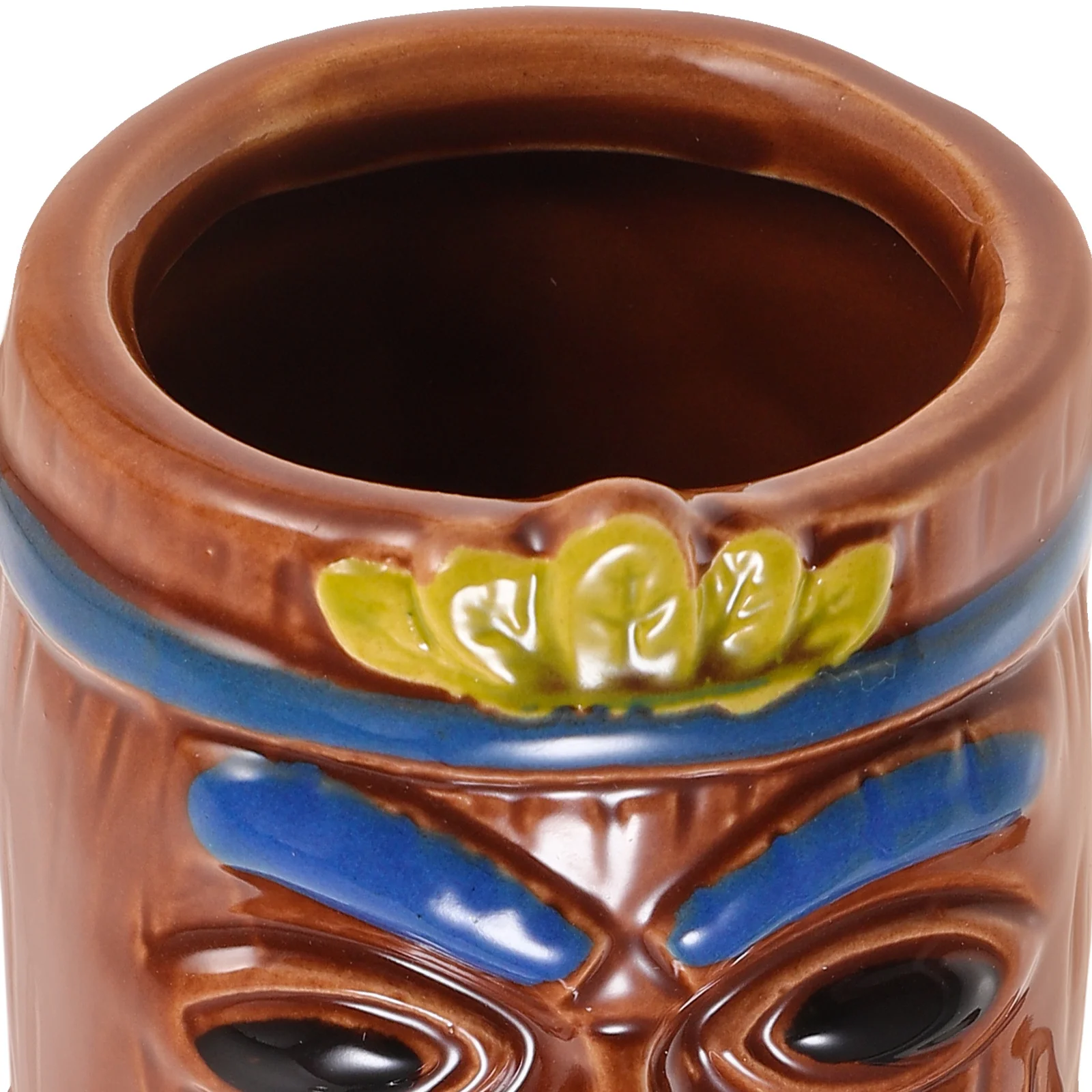 

Tiki Mug Hawaiian Party Wine Cup Bar Use Ceramic Cocktail Drinking Cup Creative Tiki Barware for Festival Wedding Banquet