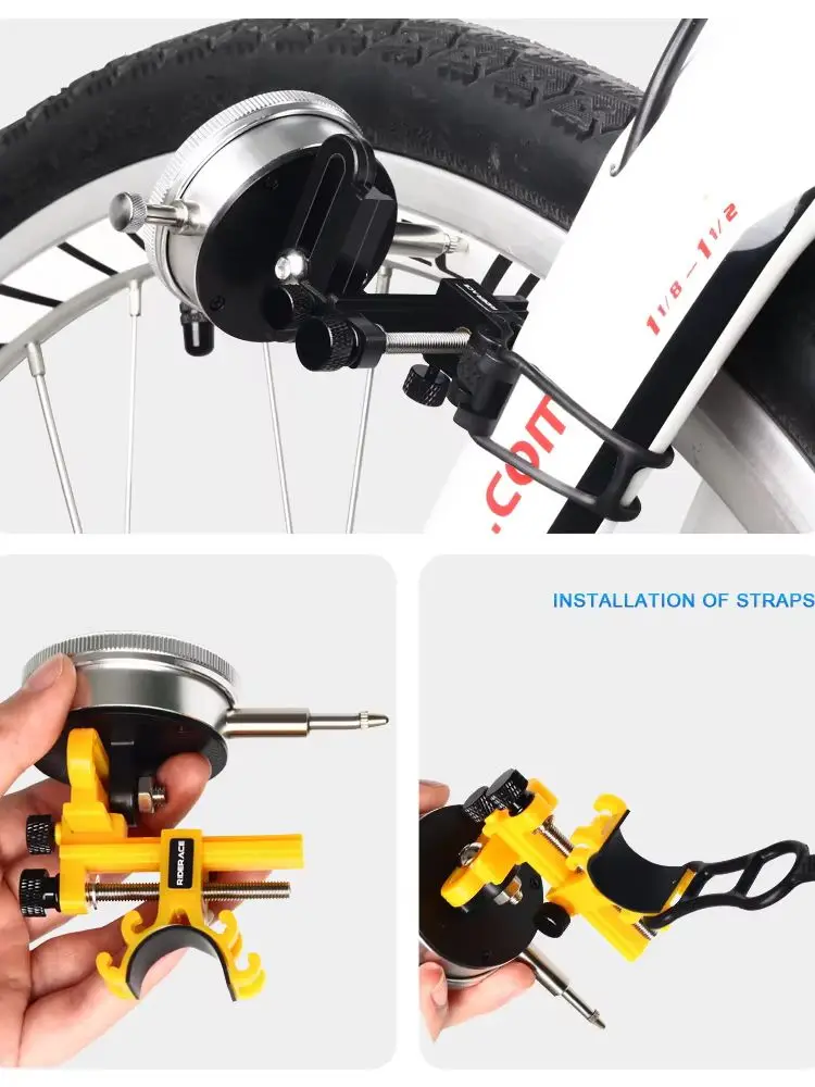 AliExpress riderace RIDERACE Bicycle Wheel Truing Stand Bike Repair Tools With Dial Indicator Gauge Mini Rims Adjustment Tools For Road Mountain MTB