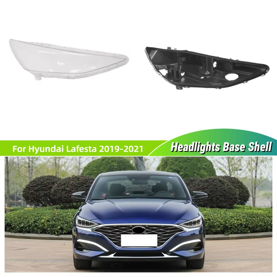 

For Hyundai Lafesta 2019 2020 2021 Car Accessories Base Head Lamp Shell Headlight House Headlights Cover