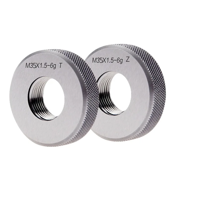 Thread ring gauge M20-M30 GO/NO GO Gage Metric Gauge accuracy Precision external Screw Tool 2pcs Measuring Tool