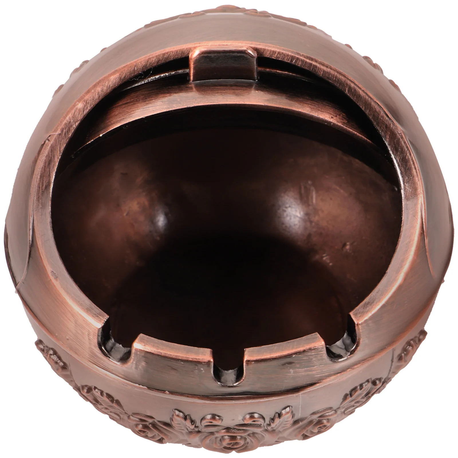 

Creative Vintage Rose Ashtray Aluminum Alloy Desktop Wear-Resistant Lidded Household Table Holder Decorative Home Office Supply