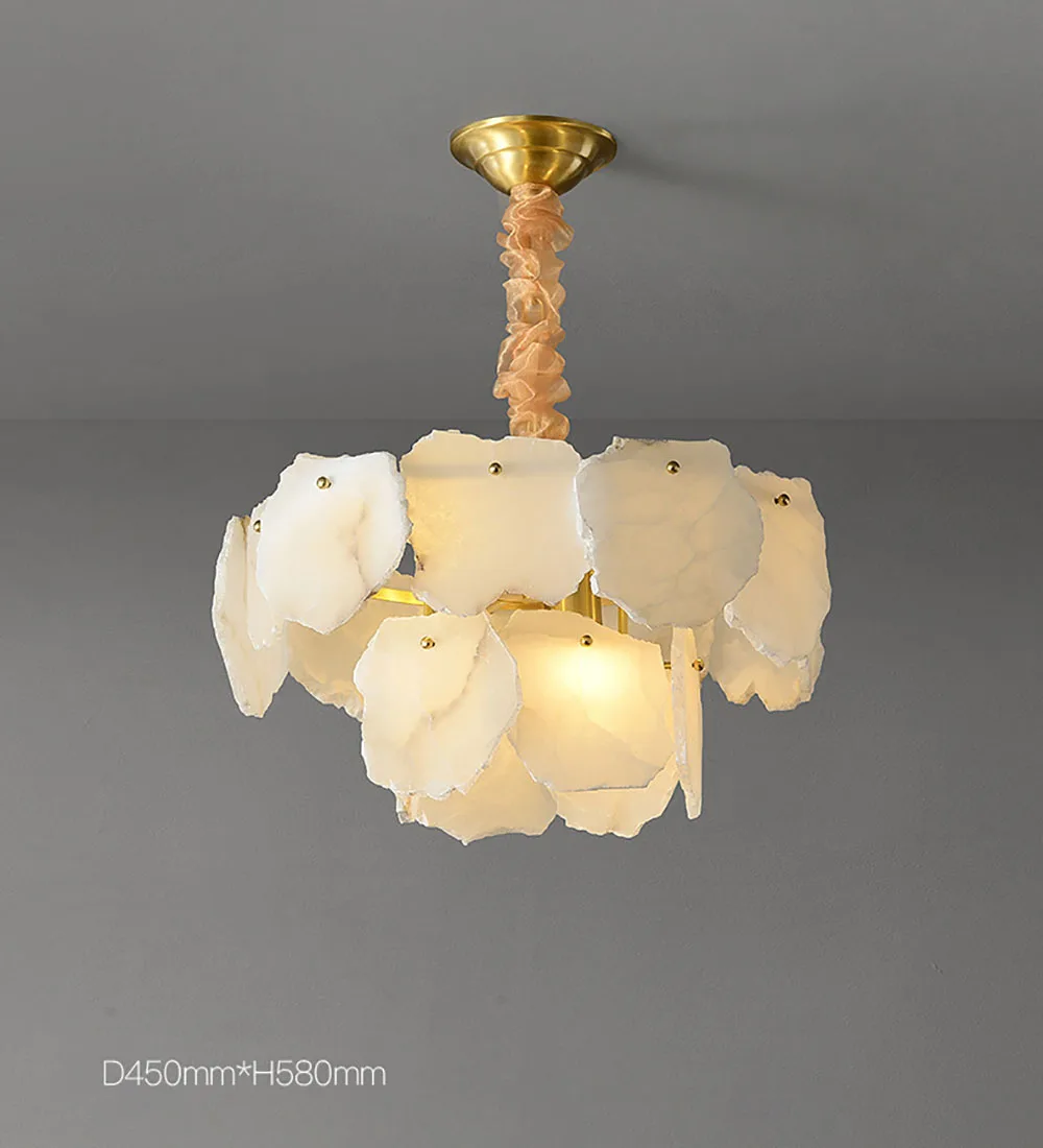 Natural Marble LED Dimmable Gold Silver