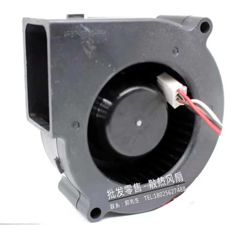 NMB 07530GA-12M-AU 02 DC 12V 0.66A 75x75x30mm 4-Wire Server Cooling Fan