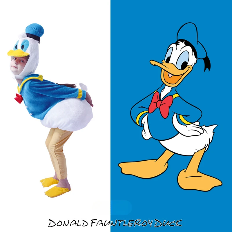 

Children's Day Donald Duck Cosplay Costume Daisy Cos Outfits Kids Birthday Gifts Carnival Dress for Girl Boy Party Performance