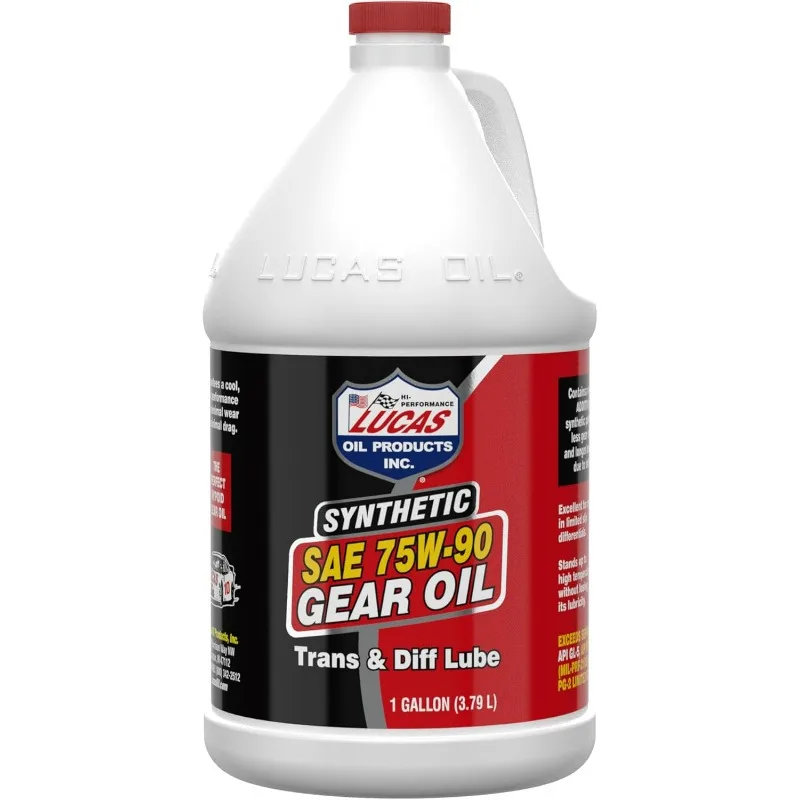 Lucas Oil 10048 Synthetic SAE 75W-90 Gear Oil - 1 Gallon