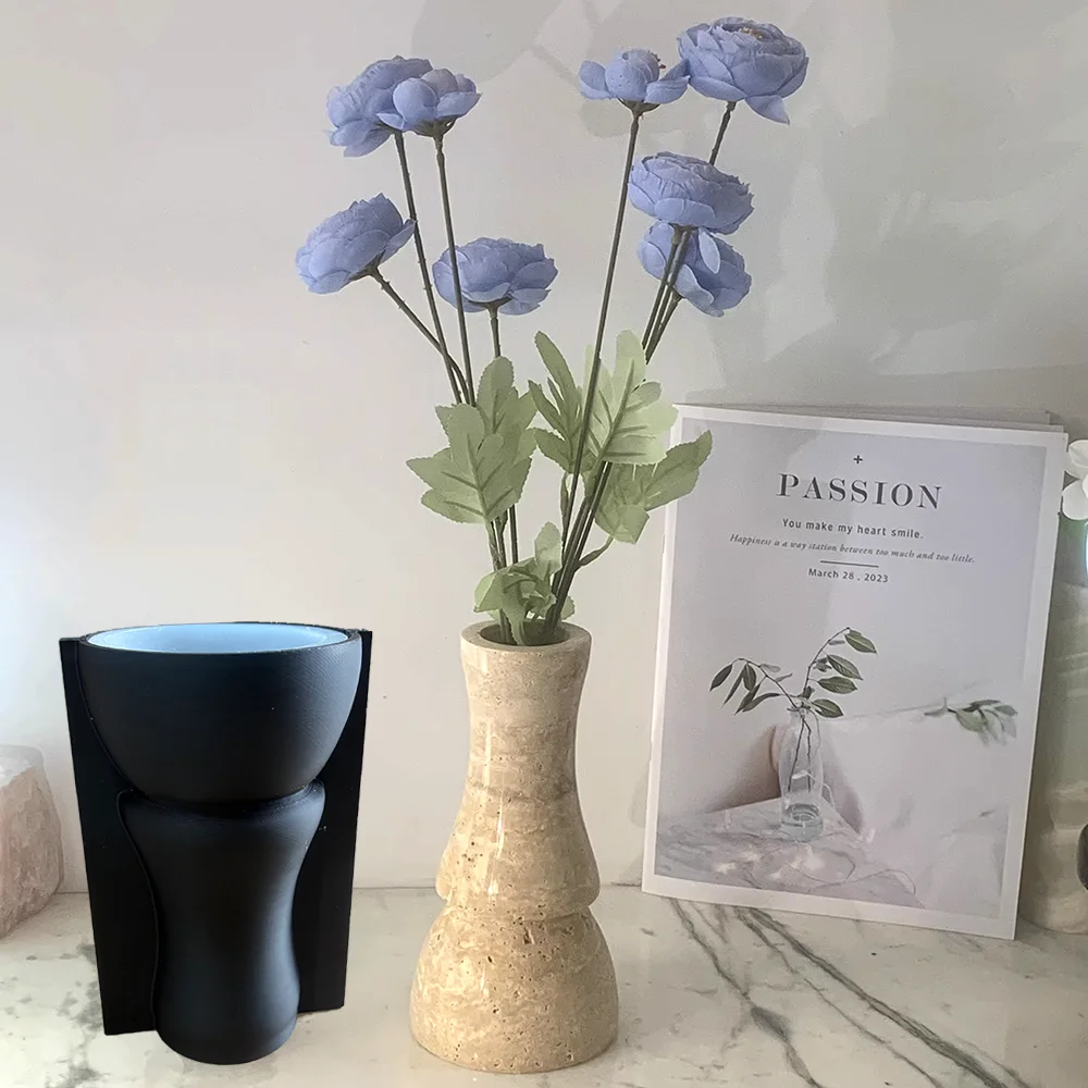 

Большая бетонная ваза, силиконовая форма с опорной оболочкой, цементный цветочный горшок в скандинавском стиле, форма для самостоятельного изготовления гипса, эпоксидной смолы, инструменты для литья