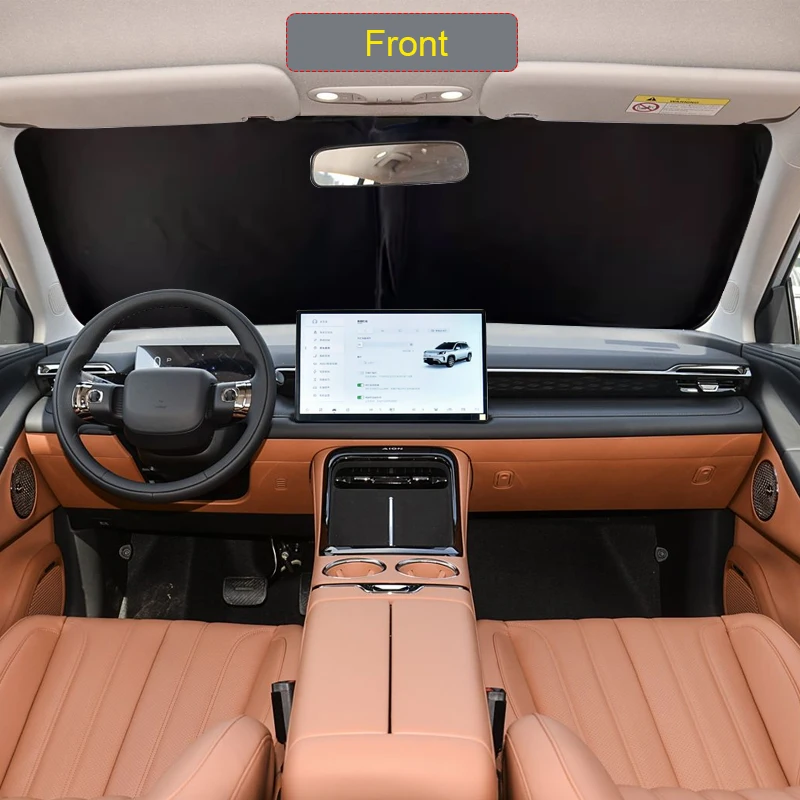 

Автомобильный черный солнцезащитный козырек для окон для GAC AION V, 2025 г., автоматический анти-УФ-тепляционный защитный чехол, аксессуары для интерьера