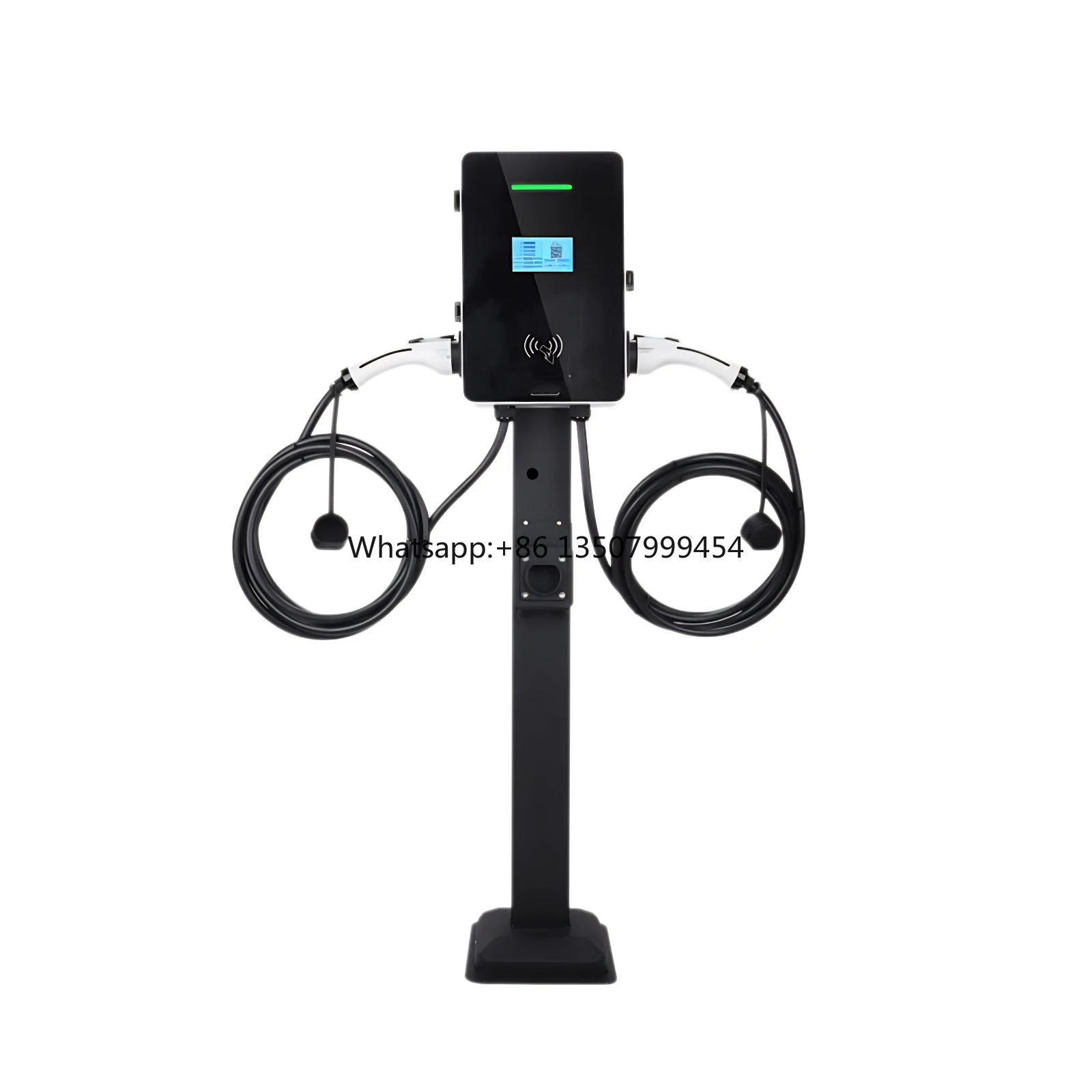 

Hot Sale Factory Price Car Charging Pile 14kW 22kW 44kW Wall-mounted Ac Ev Charger Station Dual-gun Wallbox IP54