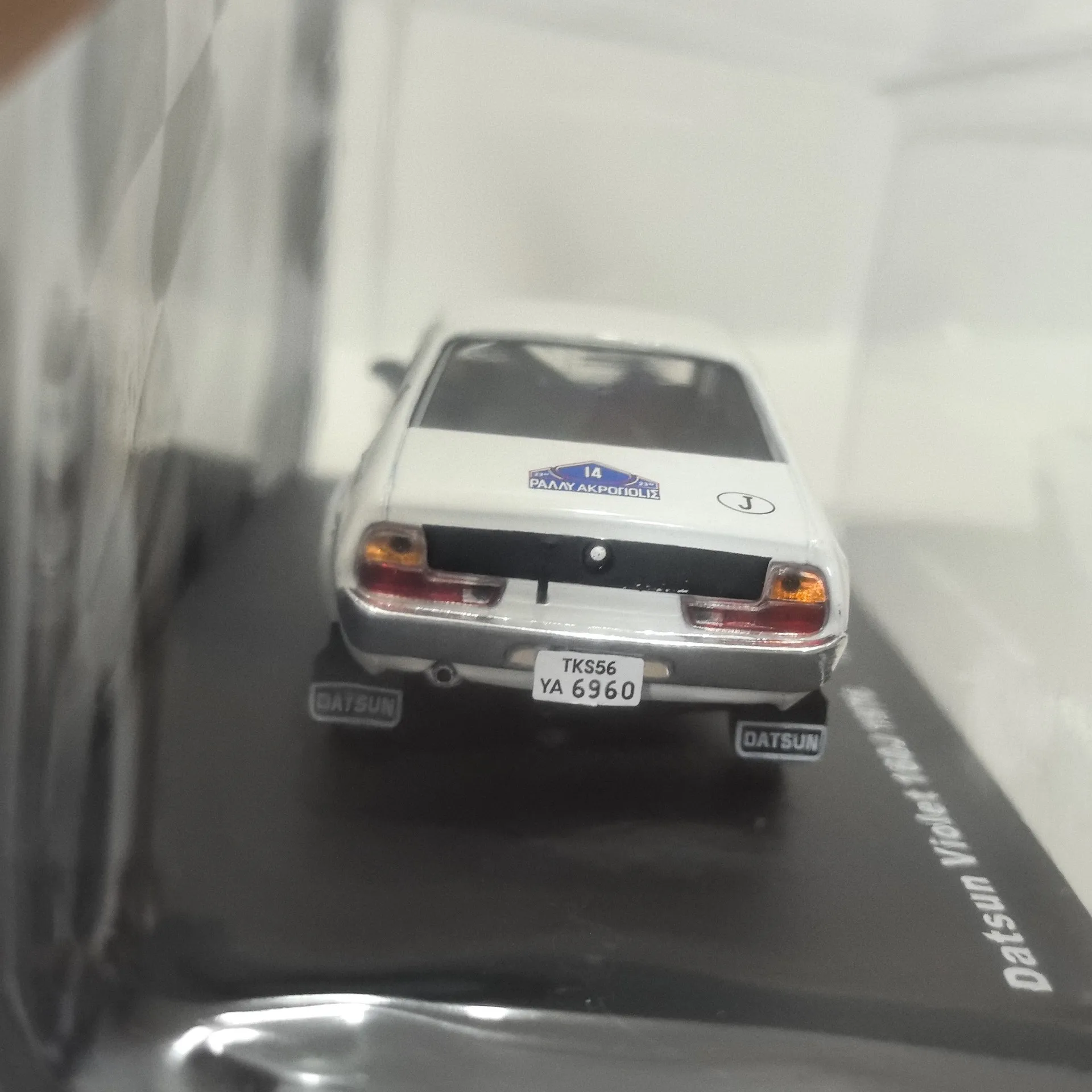 Diecast IXO 1/43 Scale DATSUN VIOLET 160J 1976 # 14 Racing N7 Alloy Car Model view 6