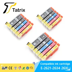 Cartucho de tinta Compatible con Tatrix para Epson 26XL T2621 T2631 para Epson XP-510/520/600/605/610/615/620/625/700/710/720/800/810/820