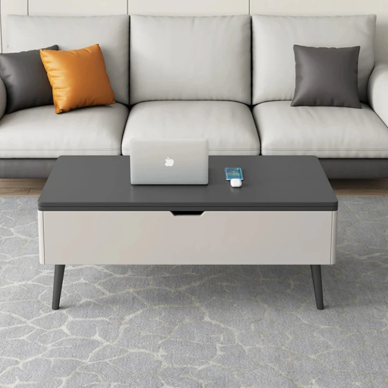 

Dinner Moving Coffee Table Foldable Multi Function Modern Luxury Folding Side Table Living Room Kaffee Tische Home Furniture