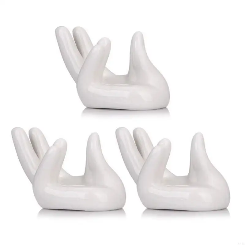 

N84C 3PCS Ceramic Mini Form Form Air Установитель держатель воздушной завод чайный фильтр. Маленькая Tillandsia Pots Contair