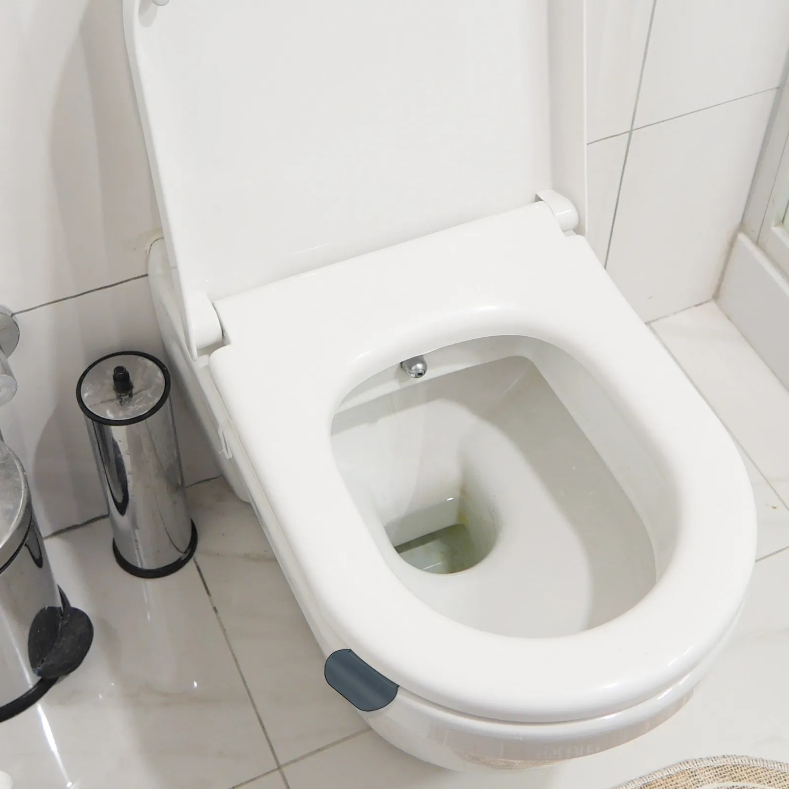 6Pcs Toilet Cover Lifter Anti Touching Lightweight Strong Adhesion Universal Fit Toilet Seat Lifter Handle for Clean Hygienic