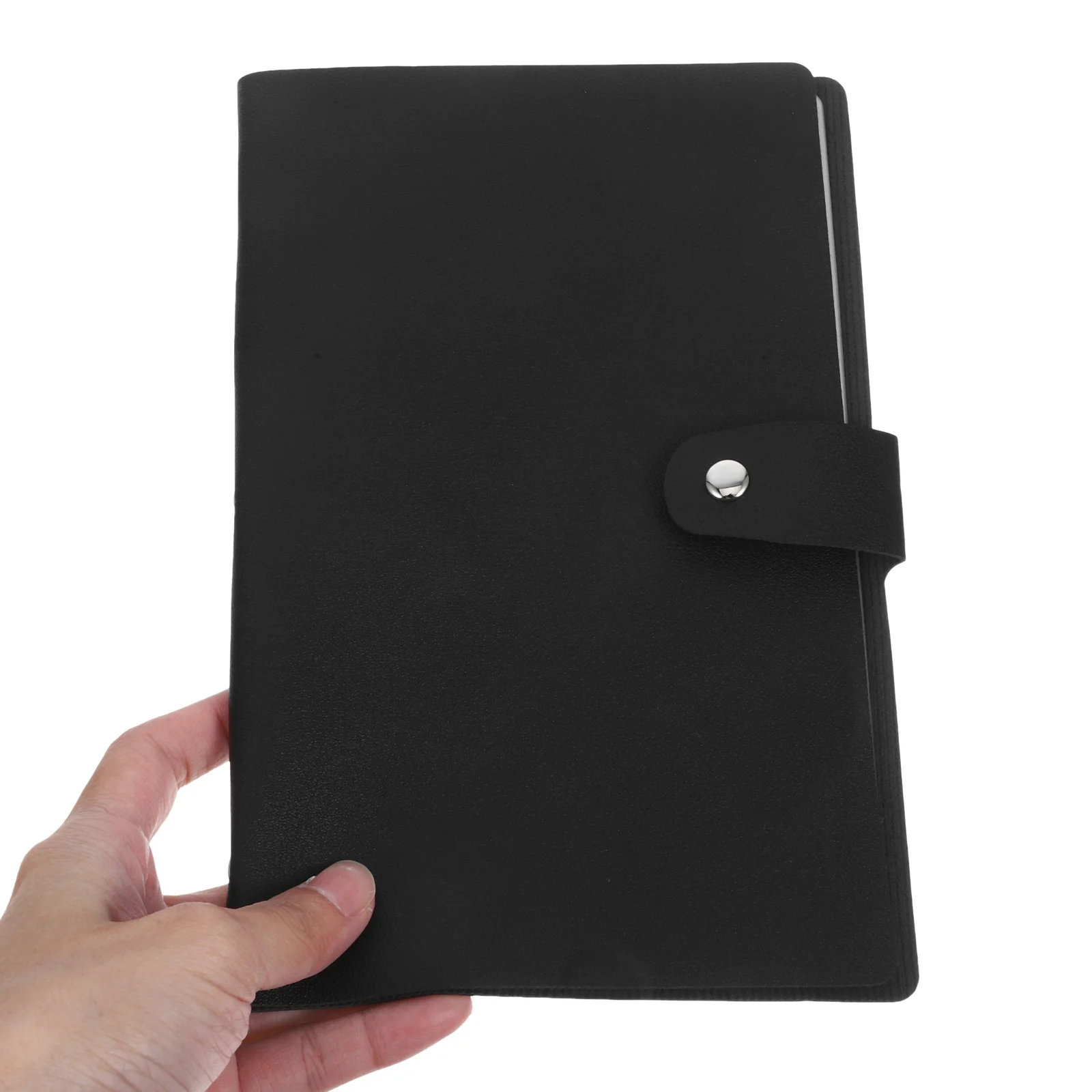 Invoice Folder Office Bill Storage Album PU PVC Material Portable Document Organizer Business Checkbook Binder Receipt