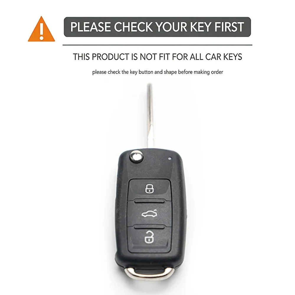 Silicone Car Key Case Cover Shell For VW Volkswagen Polo Golf Passat Beetle Tiguan Jetta Seat Leon Altea Skoda Octavia Kodiaq