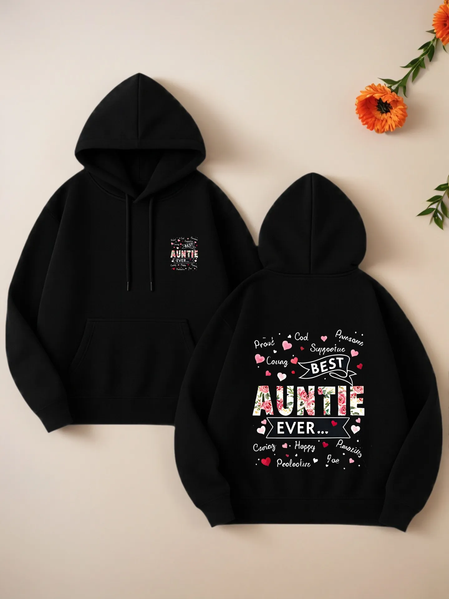 

Graphic Hoodie Women, Cute Print, Casual Aesthetic, Soft Fabric, Casual Everyday Wear, For Teens