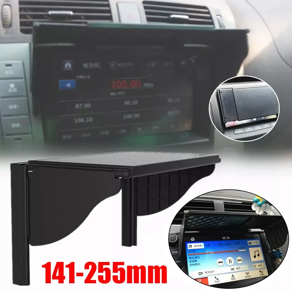 5.5-10 Inch Car Gps Shade Cover Gps Screen Shade Central Car Navigator Car Display Interior Gps Accessori Visor Dash Q4t2