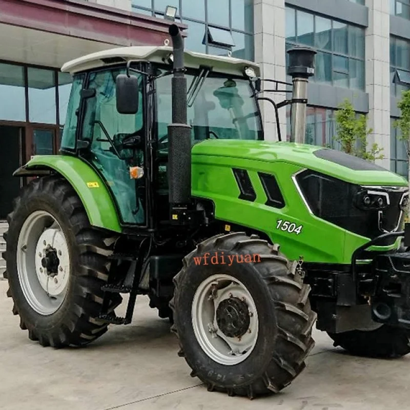 Niska cena: 4x4 200hp AC Cabin farm ciągniki rolnicze 4-kołowy traktor silnik wysokoprężny trator