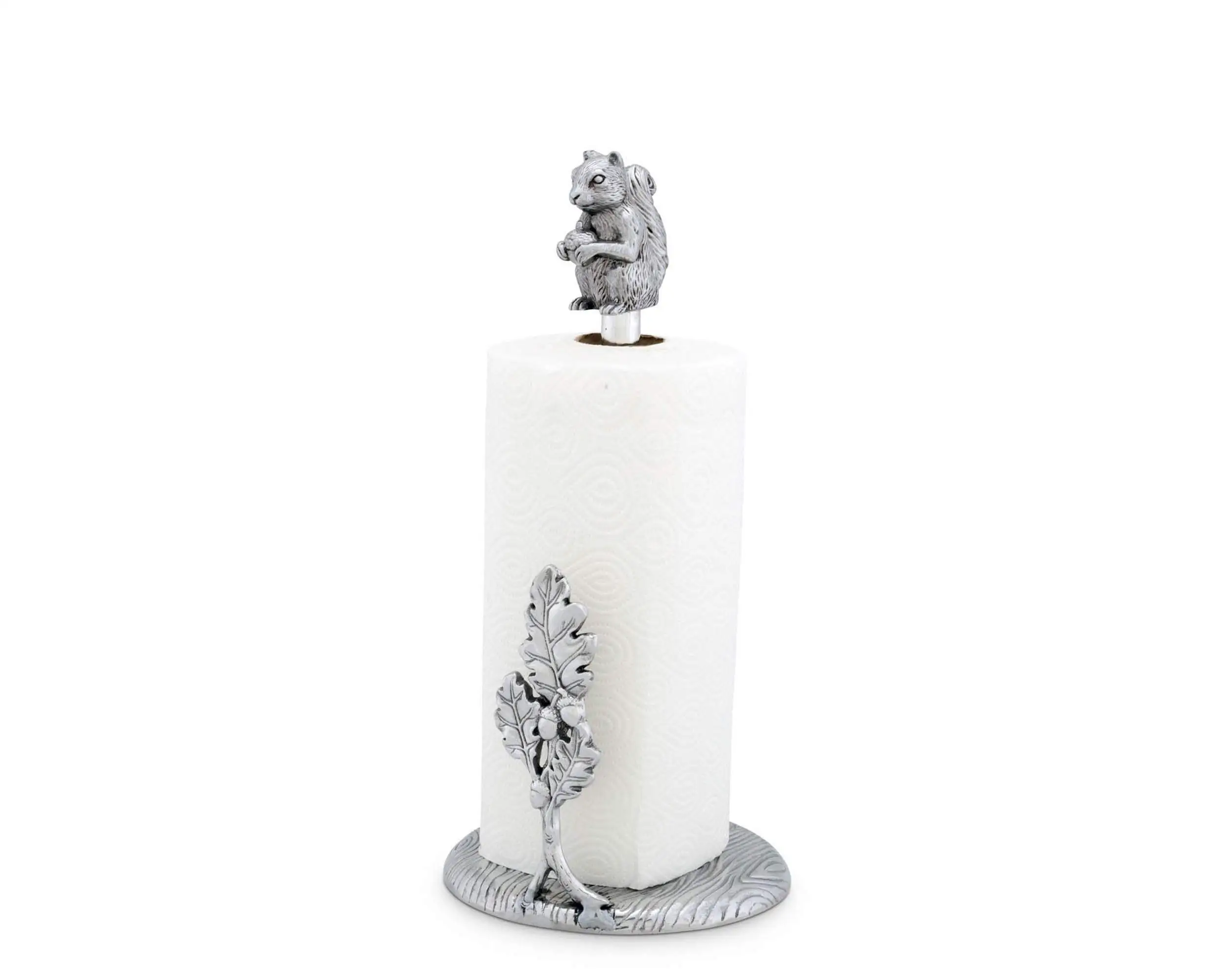 

Squirrel Design Countertop Paper Towel Holder Aluminum Alloy Standing Kitchen Accessory