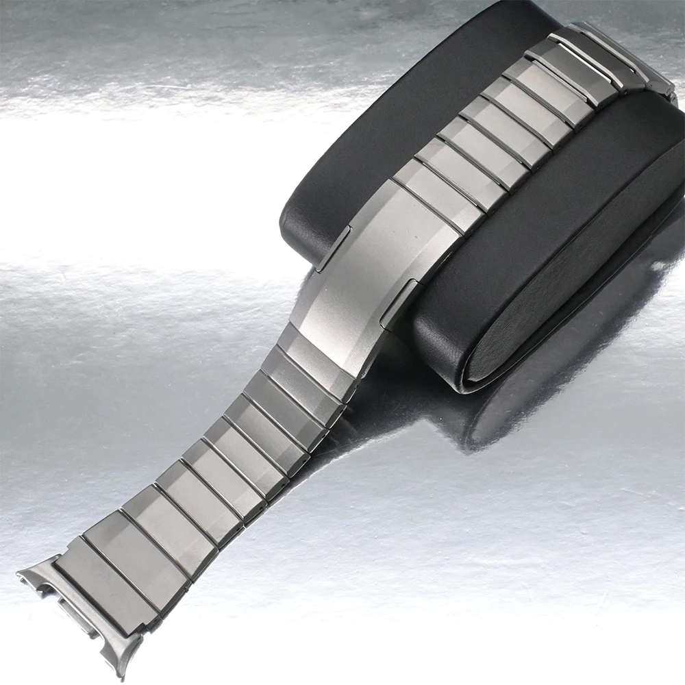 

Для Samsung Galaxy Watch Ultra 47 мм / Ultra (2025) 47 мм браслет из титанового сплава съемный ремешок для часов - титан