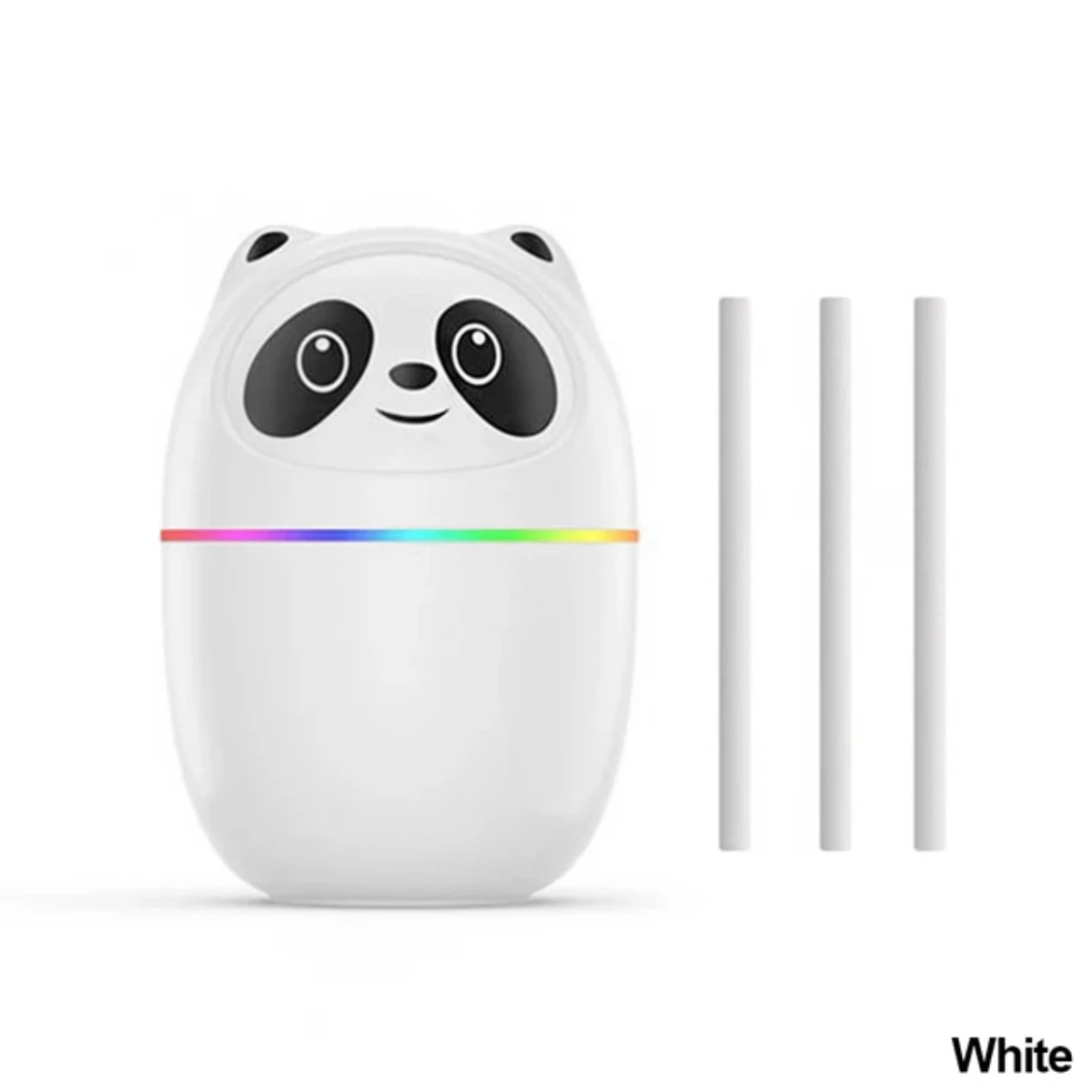 

Air Humidifier Cute Panda Oil Diffuser with Night Light USB Chargeable Cool Sprayer Plants Purifier Humificador