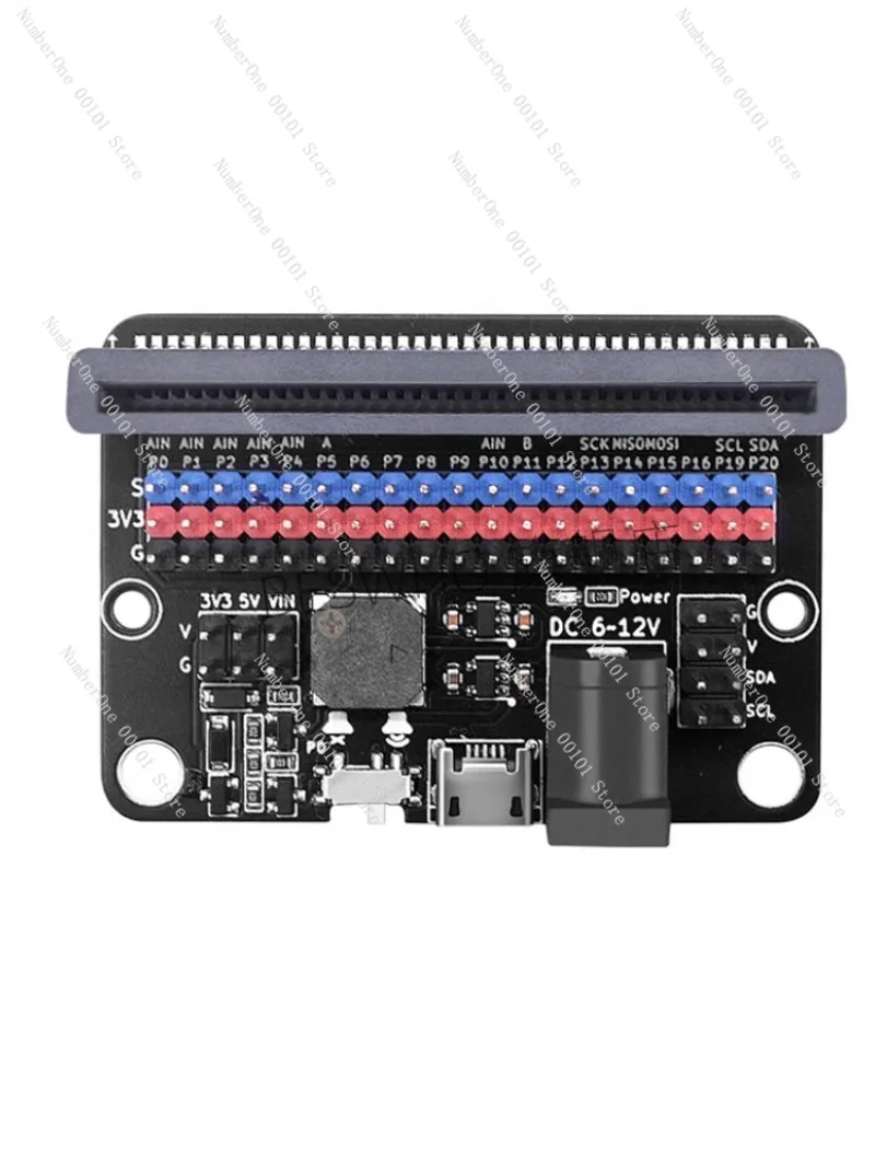 

Microbit Expansion Board to 5V Power Supply Io: Bit Improvement Board Microbit Motherboard Python Learning Introduction