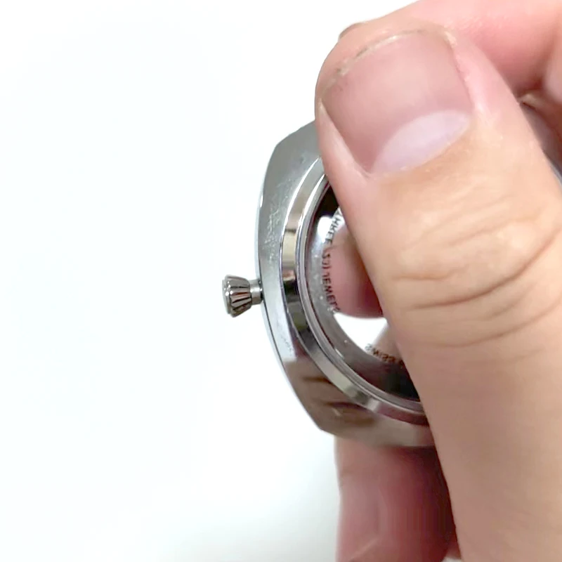PAM case Watch no bridge Diameter 42mm dial 34-34.5mm Anti-scratch mineral glass Movement Watch waterproof Replace parts