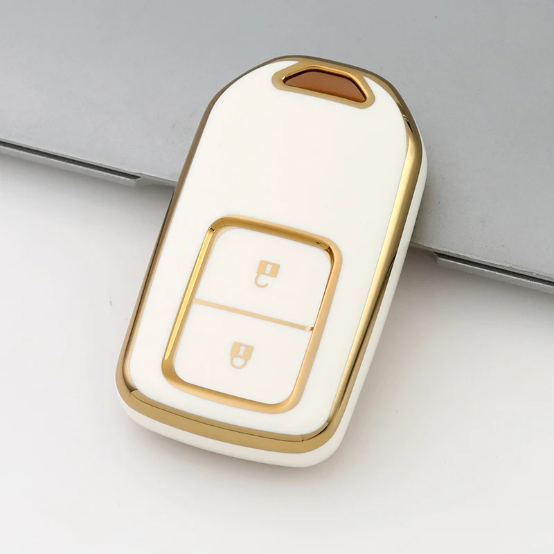 TPU Car Key Cover for Honda Fit Lucky Vezel City Civic Jazz BRV BR-V HRV Shuttle Gp8 19CRV Jade Freed Odyssey 2017 Shell Fob