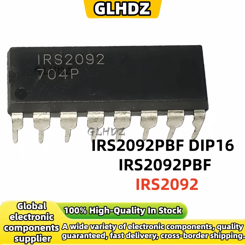 1-5-10PCS IRS2092PBF DIP16 in stock, IRS2092PBF, IRS2092, 100% original Audio Amplifiers