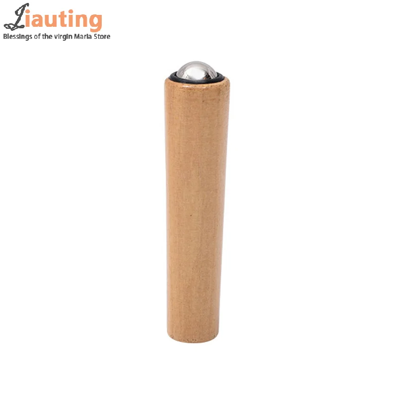 

Wooden Facial Massage Roller Iron Ball Massage Tools Mini Hand-Held Facial Massager Skin Care Tools Easy To Clean And Use