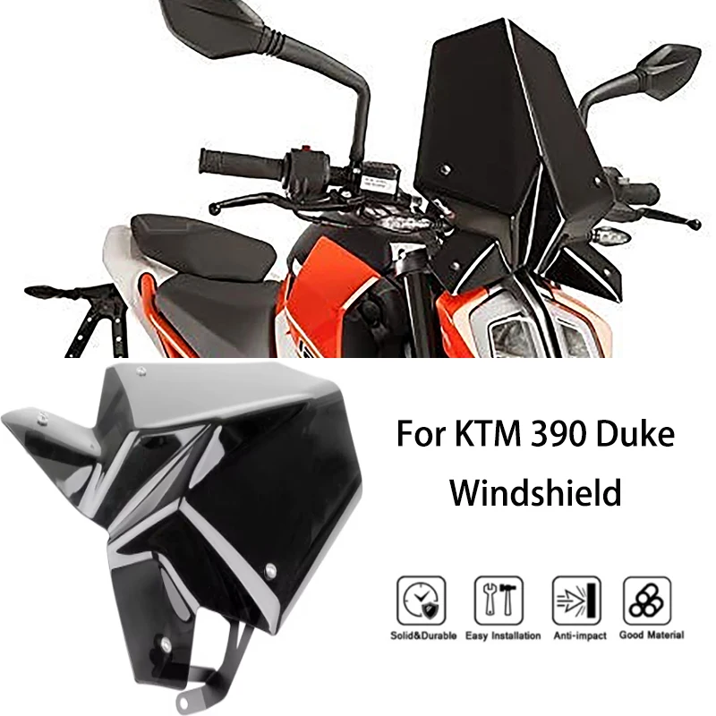 

MTKRACING для KTM 390 Duke 2017-2024 мотоциклетный солнцезащитный козырек для лобового стекла