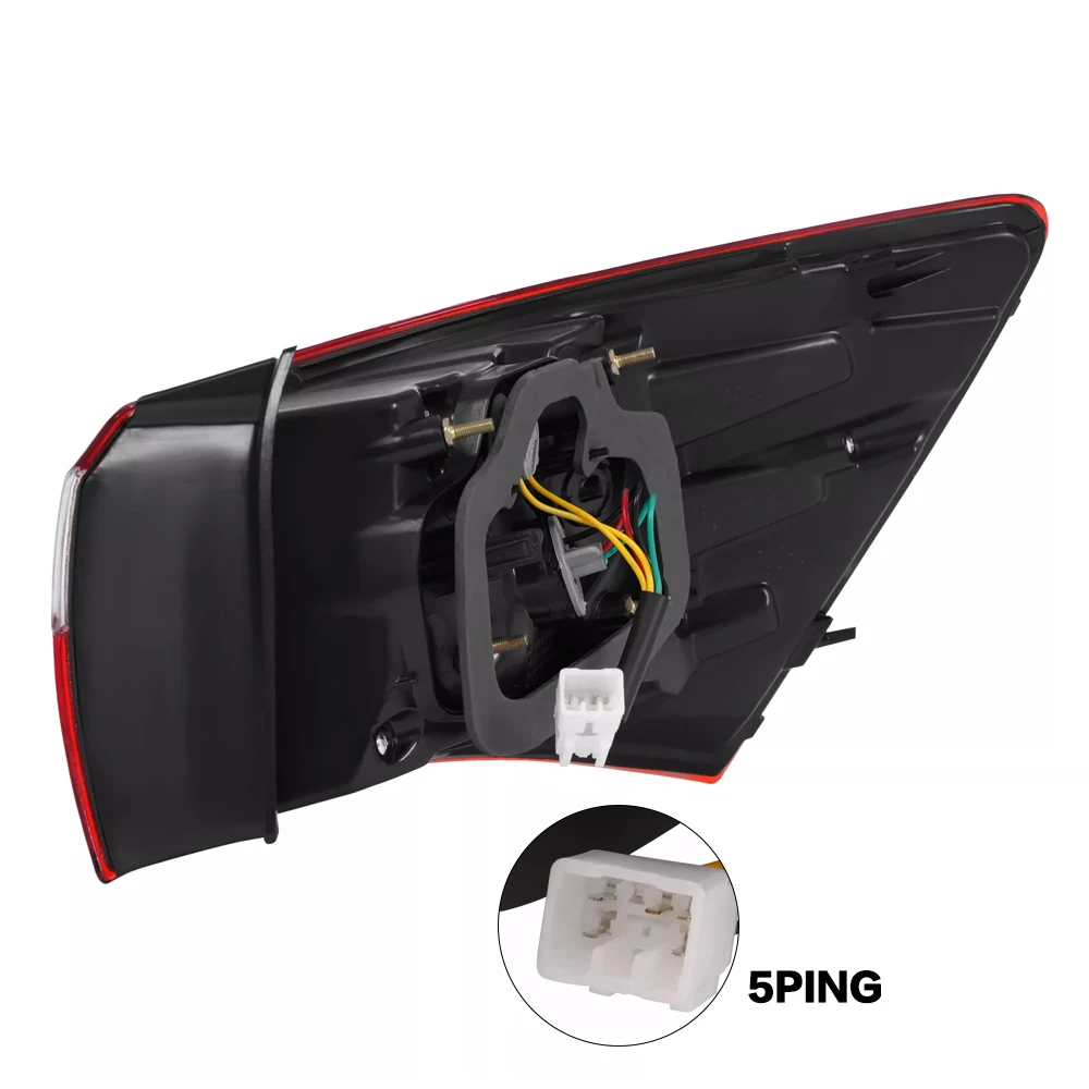 Left/Right Side Tail Lamp For Kia Rio Sedan 2012 2013 2014 2015 2016 2017 Rear Tail Light Brake Lamp with view 5