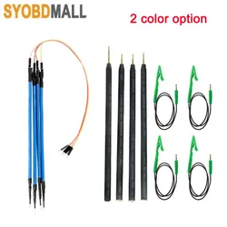 2Color Option 4pcs/Set BDM Probes Pen with Cable for BDM Frame Ecu Test Programmer Needle Aslo for KTAG/KESS ECU Board Scanner