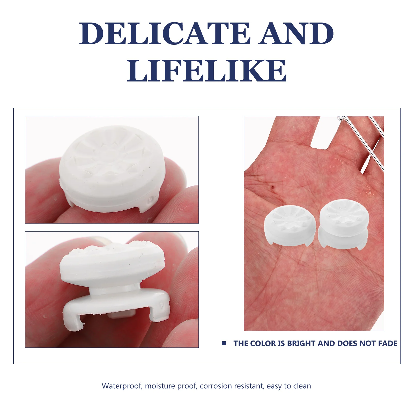 

2pcs Game Handheld Caps Silicone Joystick Thumb Grip Cover For Long Gaming Sessions Non-Slip Joystick Protective Caps