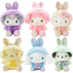 30cm Sanrio Kawaii Kuromi Cinnamoroll My Melody Hello Kitty Plush Toys Soft Stuffed Anime Toy Xmas Gifts for Friends Children