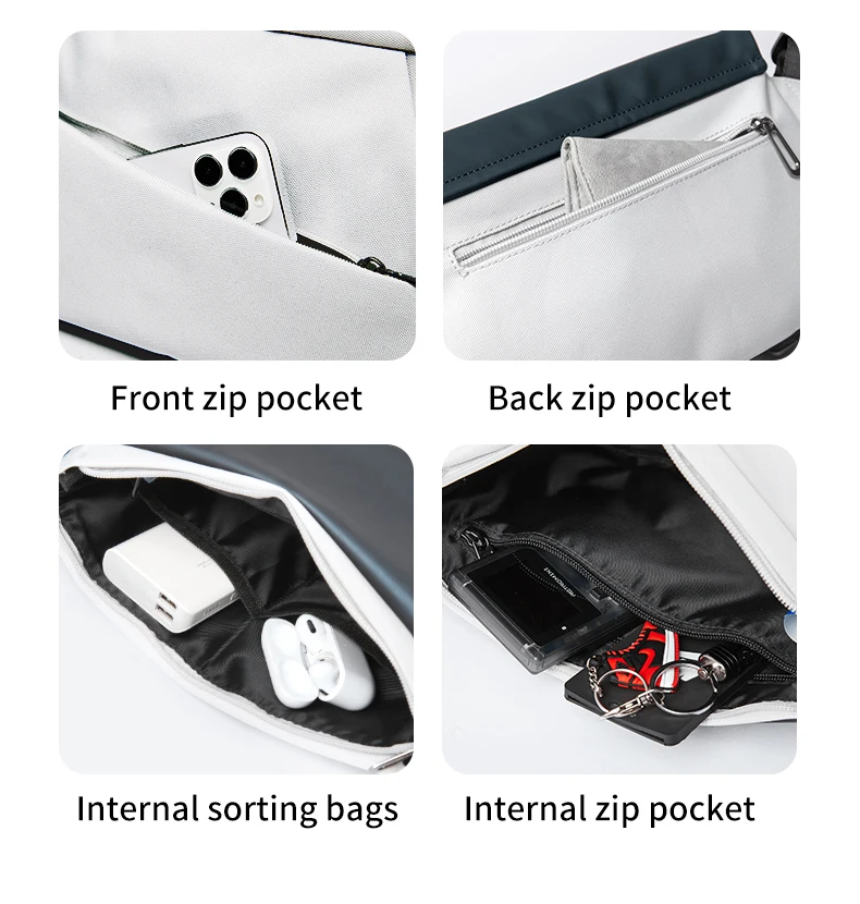 MATE ELAN Stilvolle Männer Umhängetasche Oxford Wasserdichte Umhängetasche Umhängetasche Tragbare Teenager Büchertasche Reise 9,7 zoll iPad Tasche – Detail 8