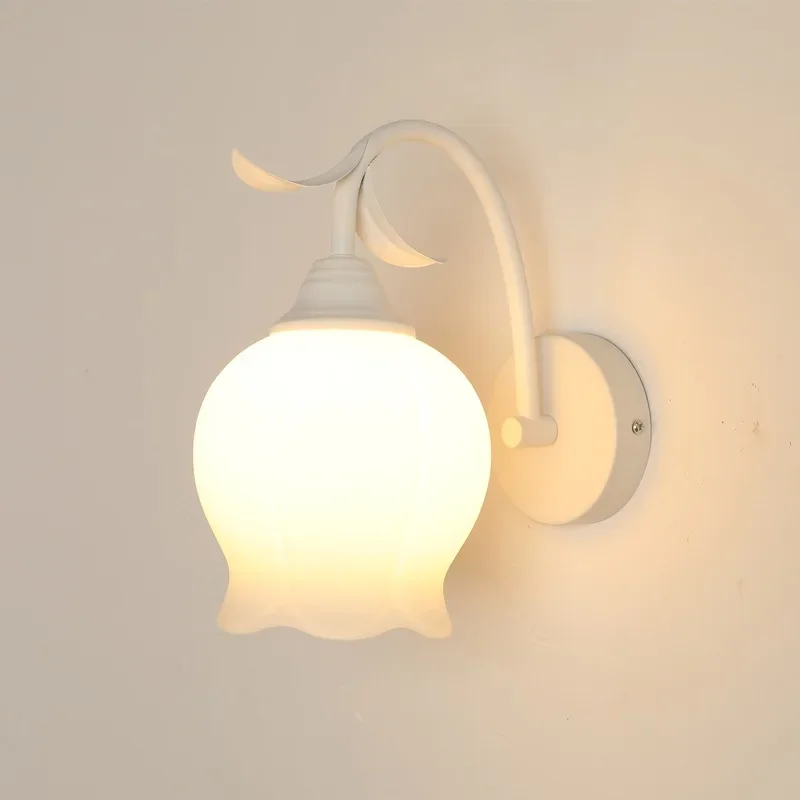 

French Style Wall Lamps Bedroom Bedside Lamp LED Modern Living Room Staircase Light