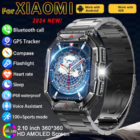 2025 New Men's Smart Watch 360 * 360 HD Touch Screen Sports Waterproof Smartwatch Health Monitoring Bluetooth Call Smart Watches