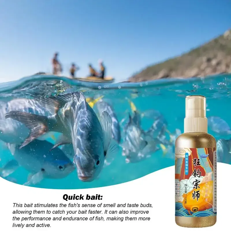 100ml Fishing Scent Bass Attractant Fish Bait Scent Fishing Attractant Natural Bait Scent Enhancer For Freshwater Anglers image 3