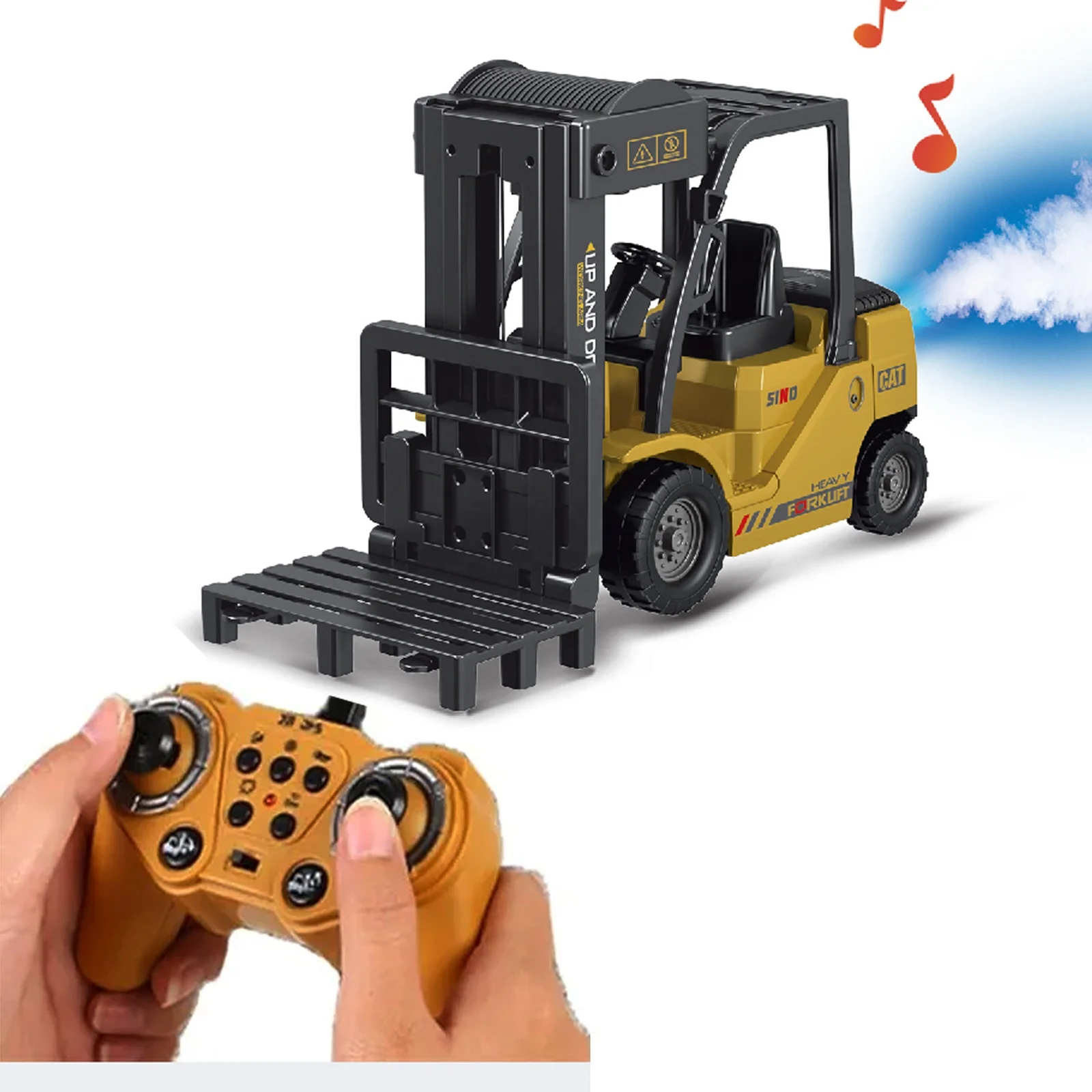RC Trucks Forklift 2.4G Children Toys Remote Control Cars Toys for Boys Cranes Liftable Stunt Car Electric Vehicle for Kids Gift image 6