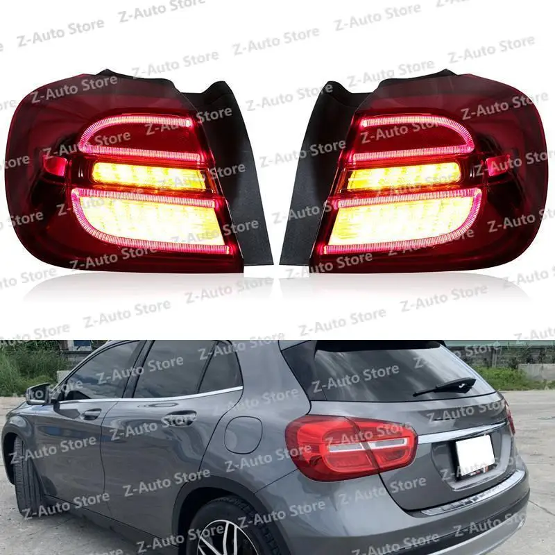 For Mercedes-Benz W156 GLA200 2015 2016 Car Tail Light Assembly Taillight Rear Reverse Brake Fog Lamp A1569061958 A1569062058