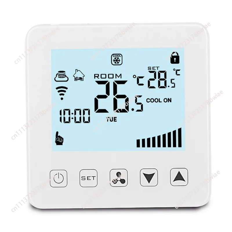 HY08AC-4 WIFI room electronic wifi thermostat central air conditioner for fan coil cooling system