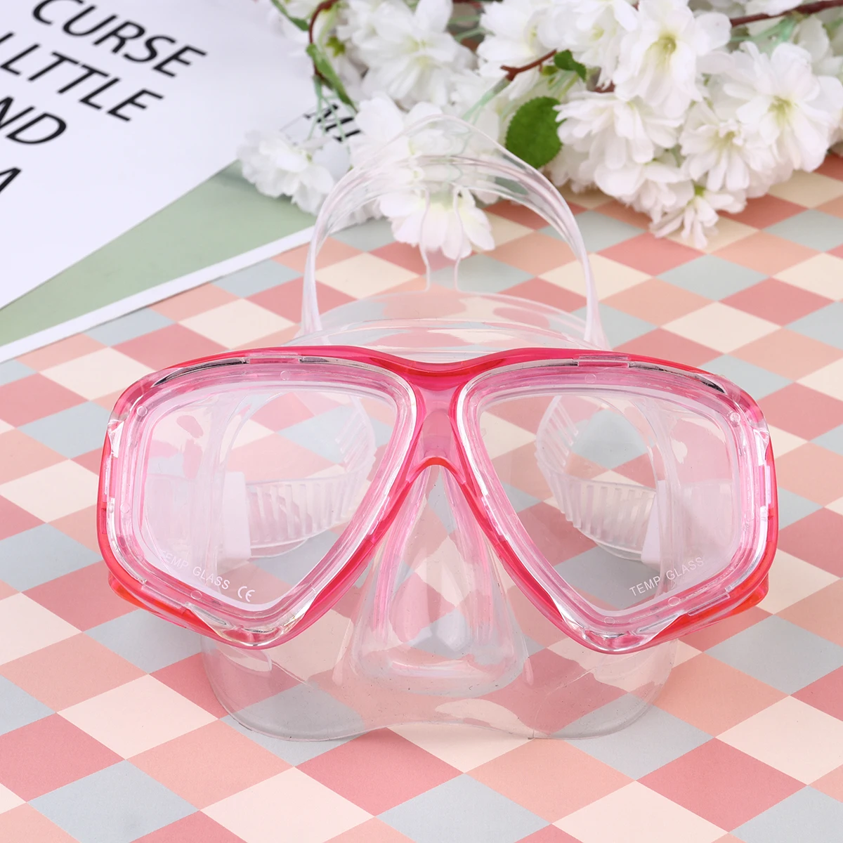 

Snorkeling Scuba Diving Mask Tempered Glass Goggles Adults Swimming Equipment Accessories Child Free Diving Masks High Clarity