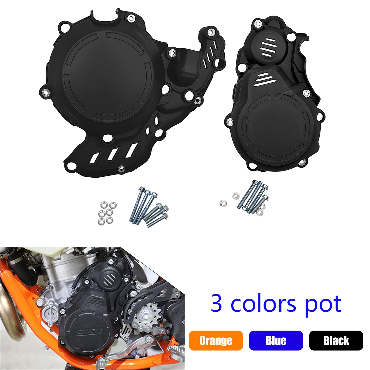 

Motorcycle Clutch Protector Ignition Guard Cover For KTM EXC-F 250 350 XCF-W FREERIDE 4T 2017-2022 For GAS GAS EC 250F 350F 2022