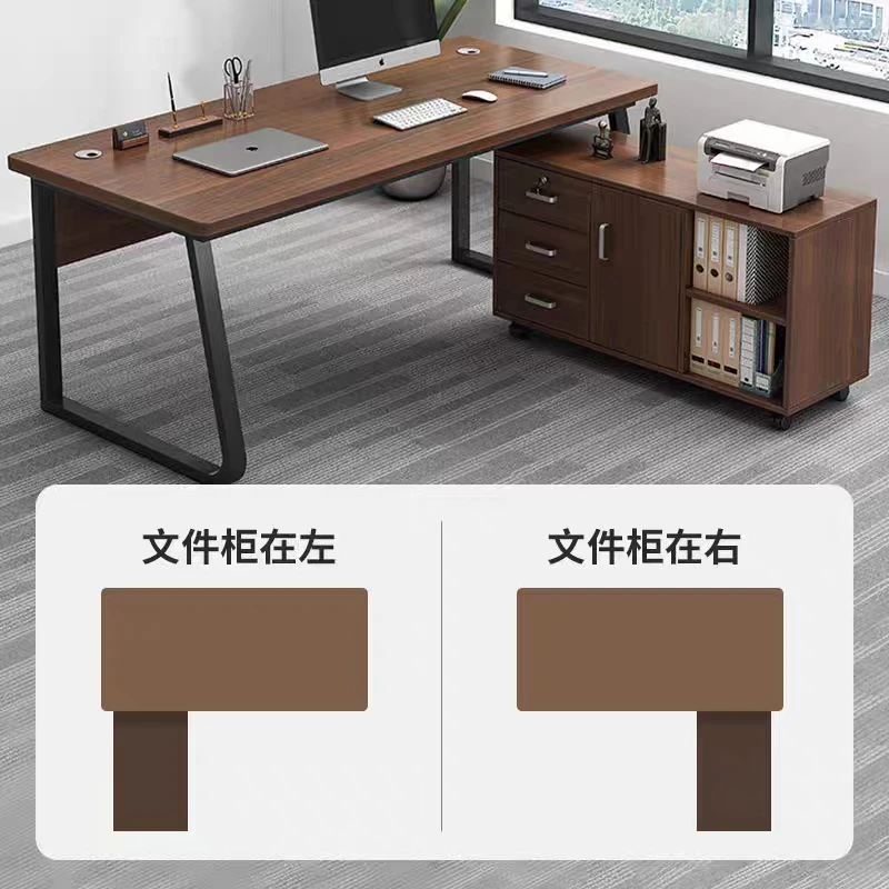 Desk chair combination staff workstationOffice desk with drawer for home